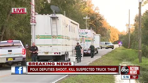 Woman shot, killed after driving truck toward deputies